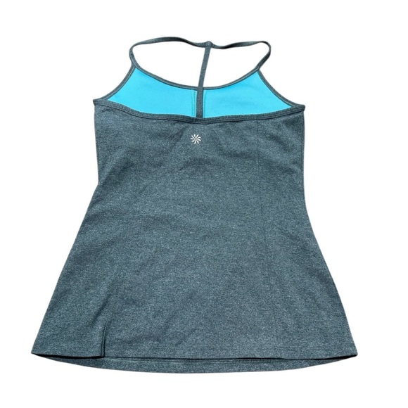 Athleta Beloved Quest Jasper Green Skinny Strap Tank Top Size Small - Picture 2 of 5